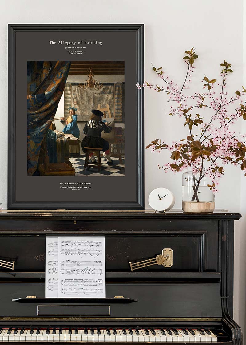 Johannes Vermeer The Allegory Of Painting Artist Poster