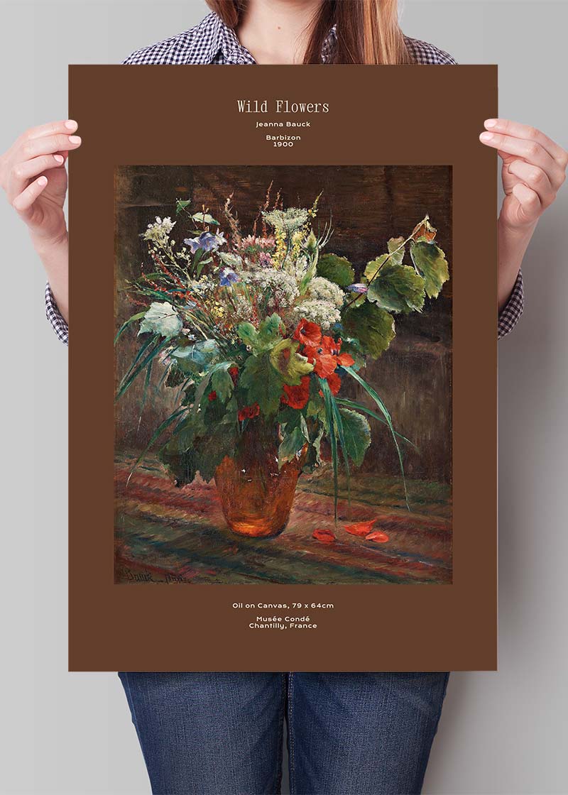 Jeanna Bauck Wild Flowers Poster