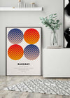 Bauhaus Circles Colour Print