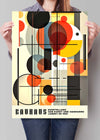 Bauhaus Industrial Geometric Shapes Print