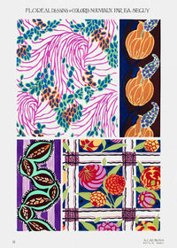 Emile-Alain Séguy Art Nouveau Pattern Print 004