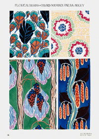 Emile-Alain Séguy Art Nouveau Pattern Print 010