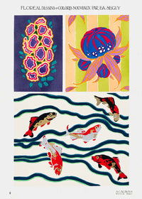 Emile-Alain Séguy Art Nouveau Pattern Print 020