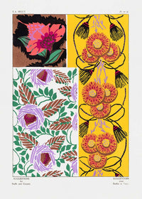 Emile-Alain Séguy Art Nouveau Pattern Print 038