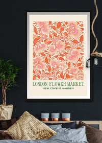 London Flower Market Covent Garden Print
