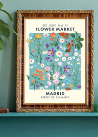 Madrid Flower Market Print