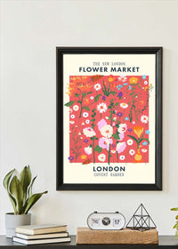 New London Flower Market Print