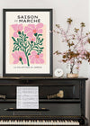 Market Season Minimal Flowers Art Print