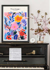 Wild Flowers of Amsterdam Abstract Painting Print