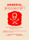 Vintage Poison Poster Red Print