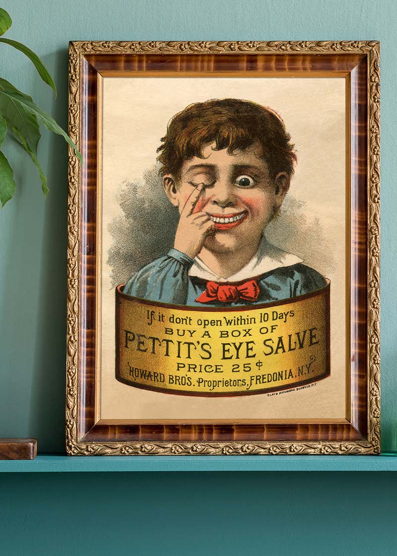 Vintage Eye Salve Poster Print