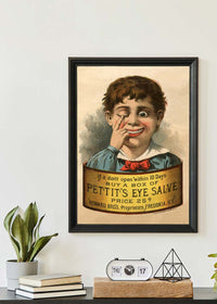 Vintage Eye Salve Poster Print