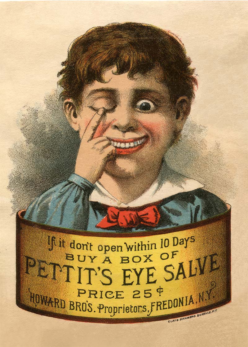 Vintage Eye Salve Poster Print