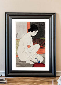 Woman at the Bath by Hashiguchi Goyo