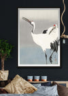 Two Cranes by Ohara Koson