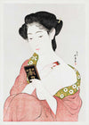 Woman Applying Powder by Goyo Hashiguchi