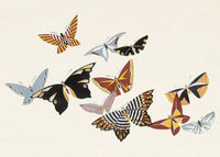 Butterflies painting by Kamisaka Sekka from 1908