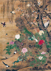 Birds and flowers vintage painting by Yin Hong
