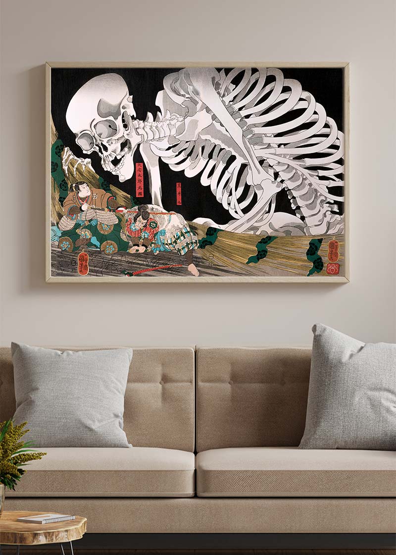 Skeleton Specter by Utagawa Kuniyoshi