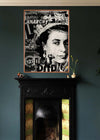 Royal Anarchy Queen Elizabeth Punk Poster-InkAndDrop