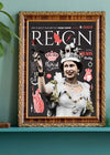 Reign Queen Elizabeth Platinum Jubilee Magazine Cover Dark-InkAndDrop