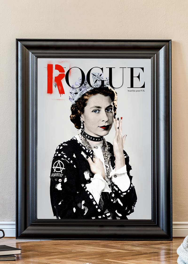 Rogue Queen's Platinum Jubilee 2022 Print-InkAndDrop