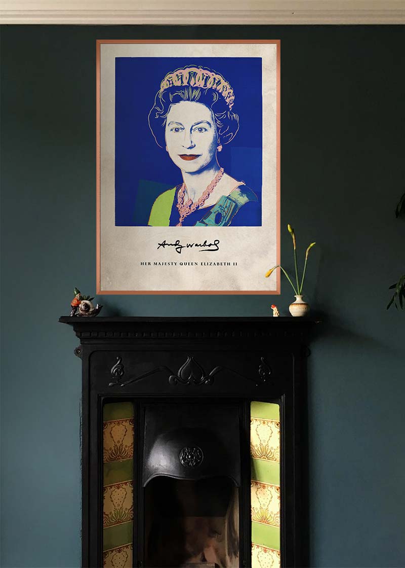 Queen Elizabeth outlet II - Premium Matte Paper Wooden Framed Poster