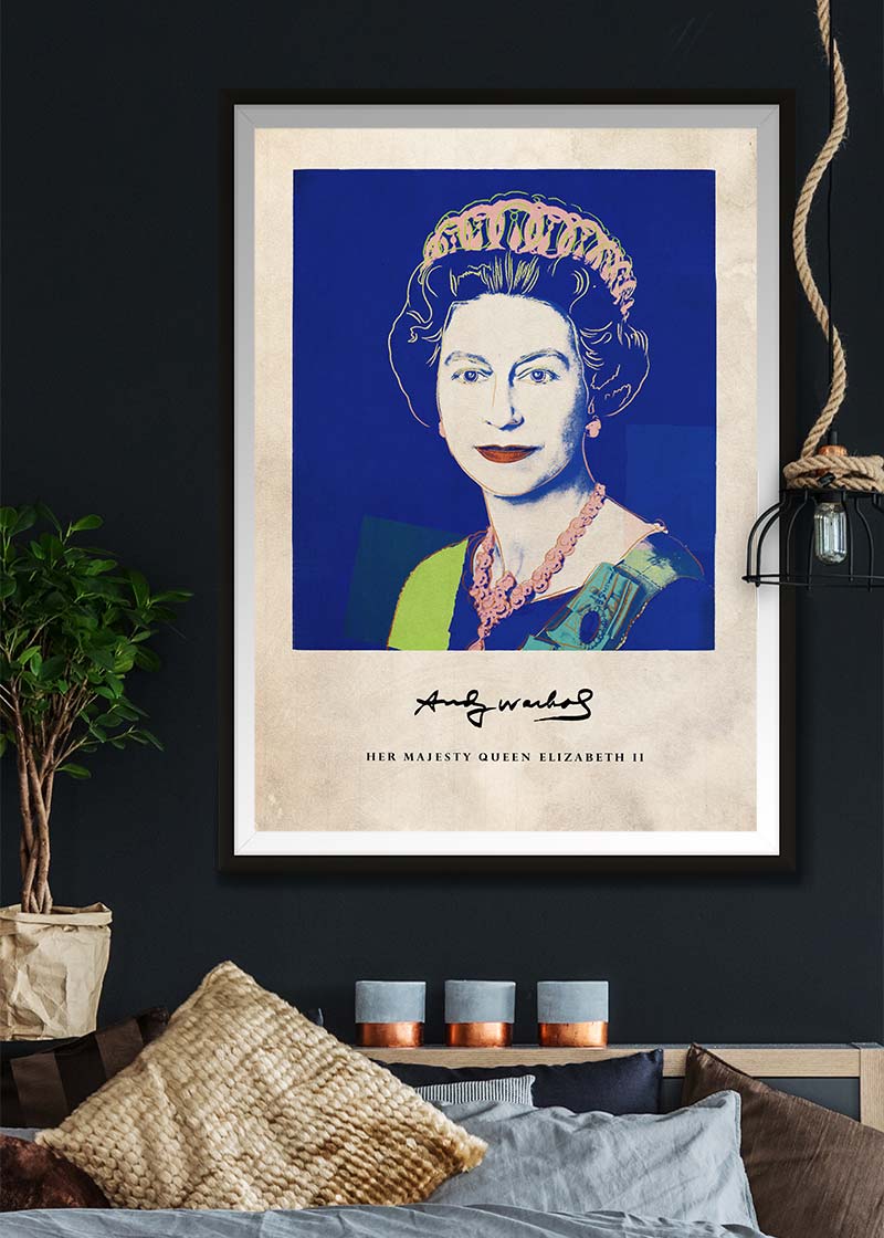 Andy Warhol Queen Elizabeth Poster Print