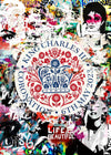 King Charles III Emblem Graffiti Print