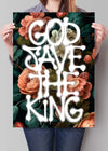God Save The King Spray Paint Print