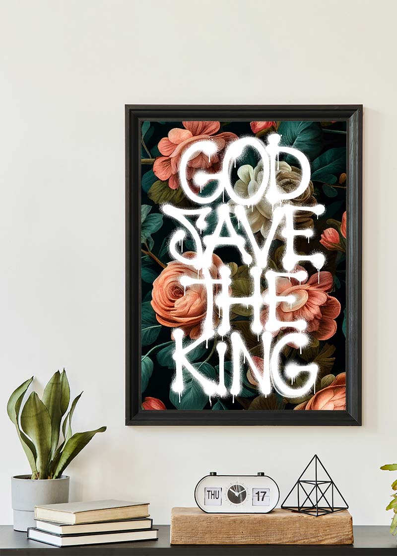 FREE! - God Save The King Lyrics Poster (teacher made)