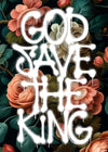 God Save The King Spray Paint Print