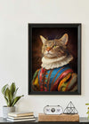 Rainbow Cat Animal Portrait Print