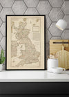 A new map of Great Britain by Herman Moll