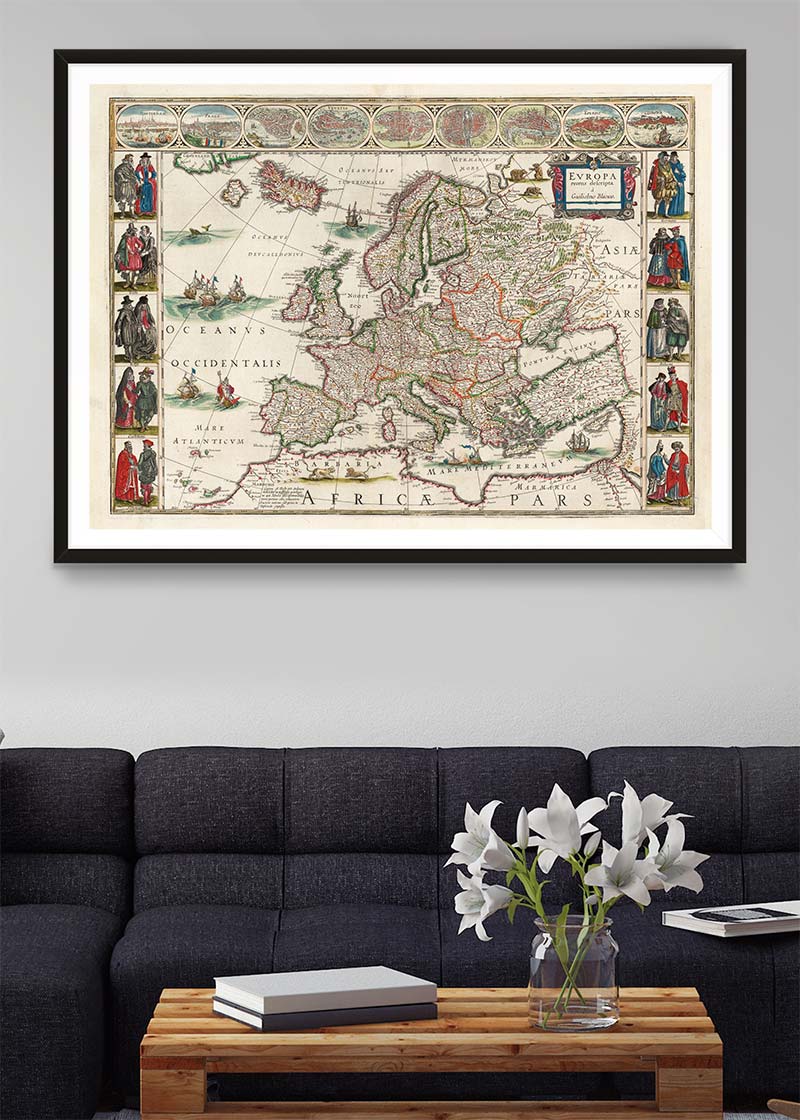 17th Centure European Map