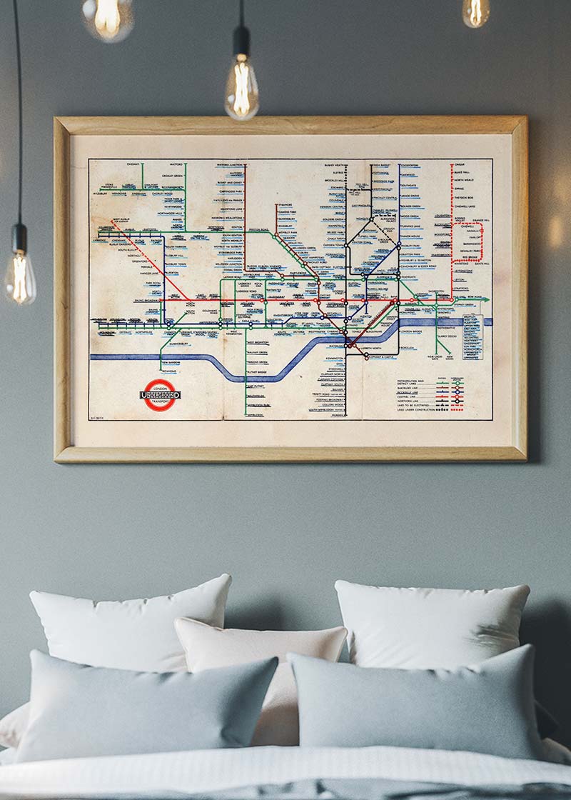 1947 London Underground Map