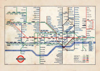 1947 London Underground Map