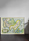 Antique Maps of Asia Abraham Ortelius from 1570