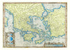 Vintage Map Of Greece By Abraham Ortelius