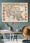 Antique Map Of The World Map Of Asia by Jan Jansson 1632