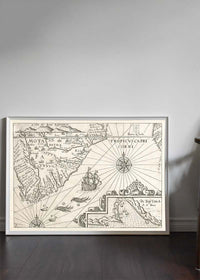Vintage Oceanic Map