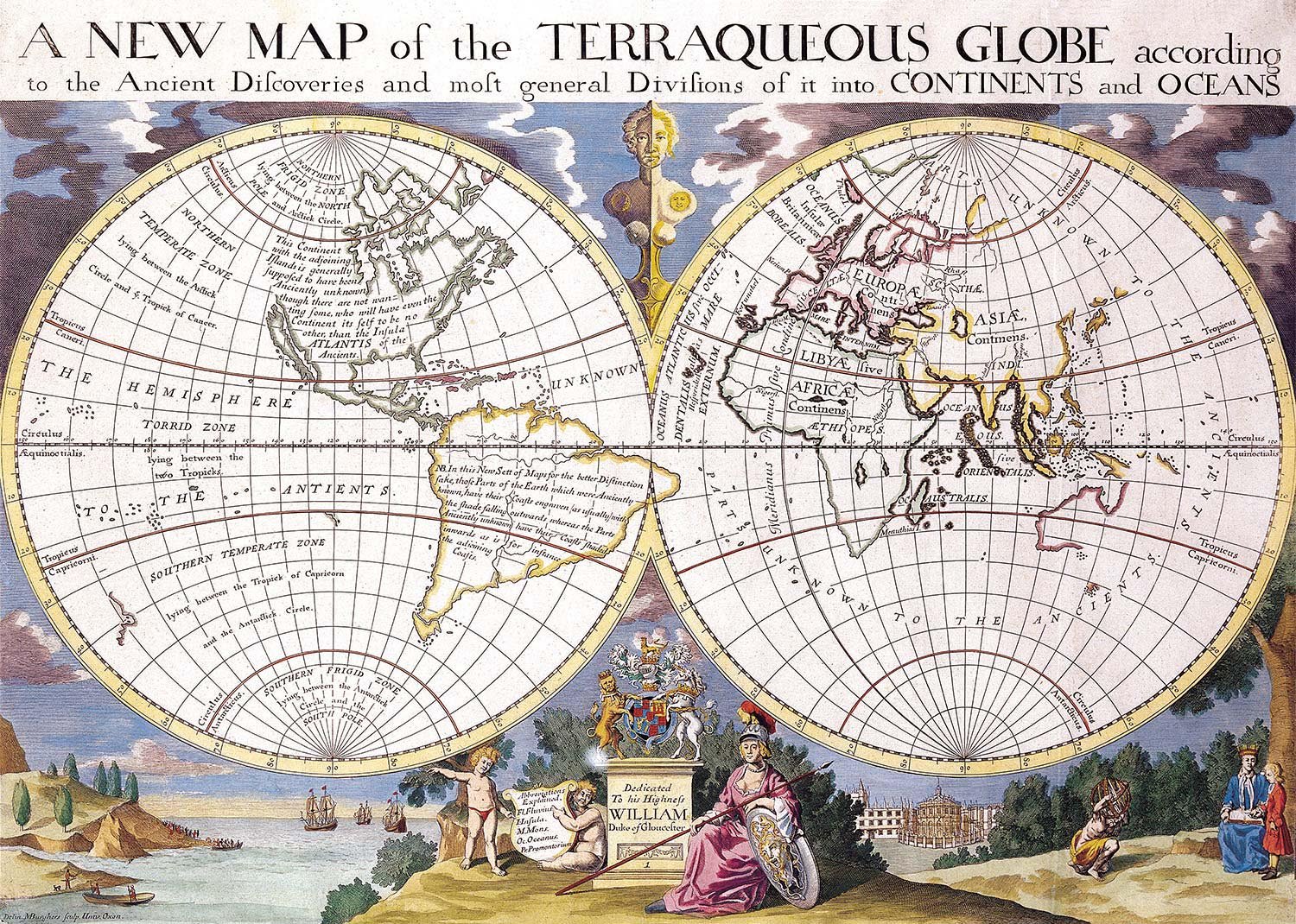 A New Map Of The Terraqueous Globe
