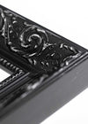 Distressed Style Black Ornate Frame