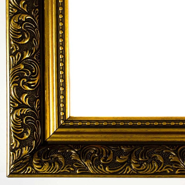 Gold Inlay Frame Ornate Gold Frame Vintage Ornate Mirror I Vintage Shape I Gold I