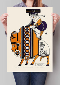 Queen City Printing Inks Vintage Poster - Bull Print