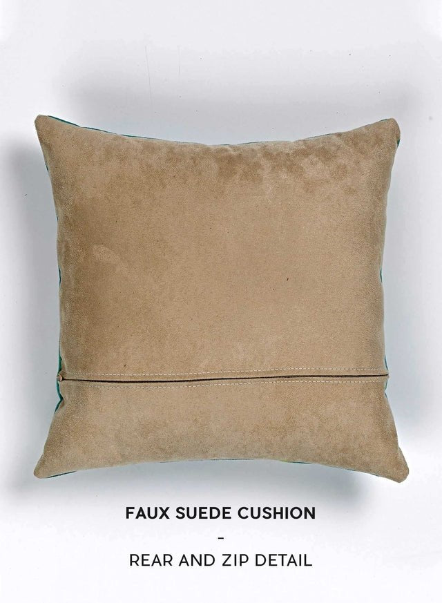 Custom White Neon Floral Cushion